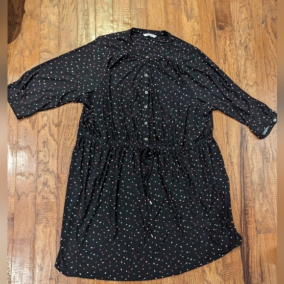 Penningtons Black dot pattern Fit and Flare Dress Size 3x - Picture 9 of 14